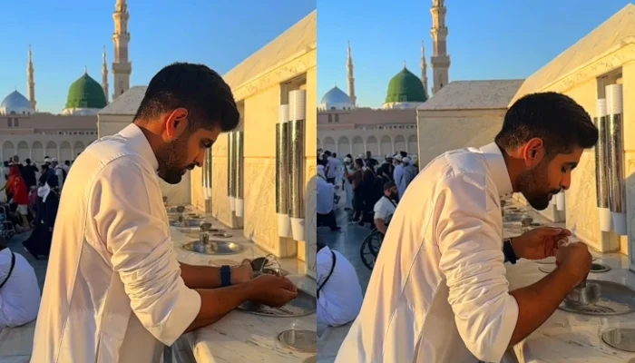 Ex-skipper pays visit to Prophet's Mosque in Madina, the second holiest site in Islam, during Ramadan