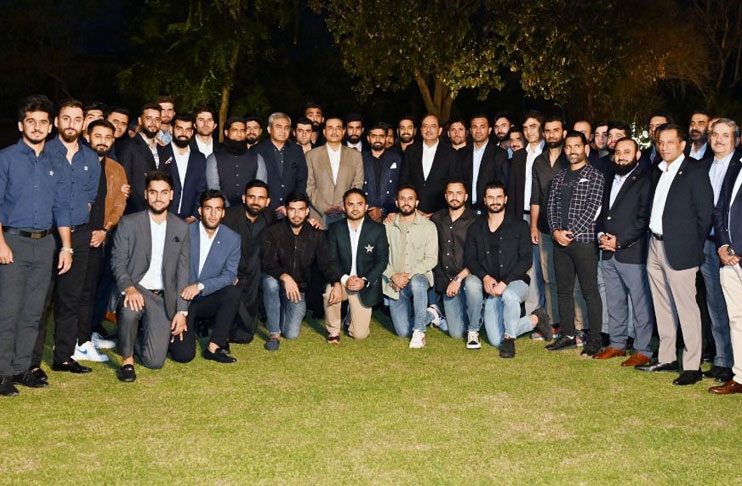 Pakistan Cricket Team Special Night with Army Chief 2024